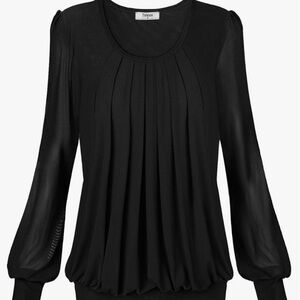 Black Long Sleeve Women's Top